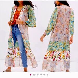 Floral Multicolor Maxi Dress